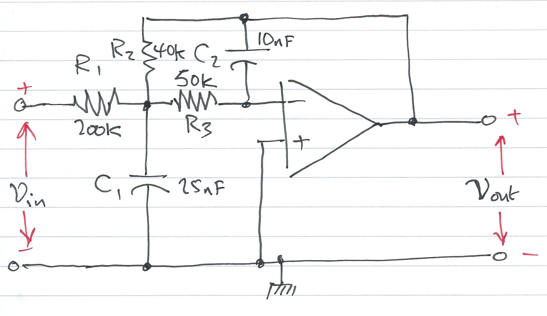 Circuit for Example 7