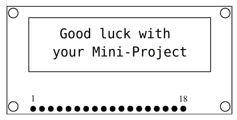 Good luck with your mini-project!