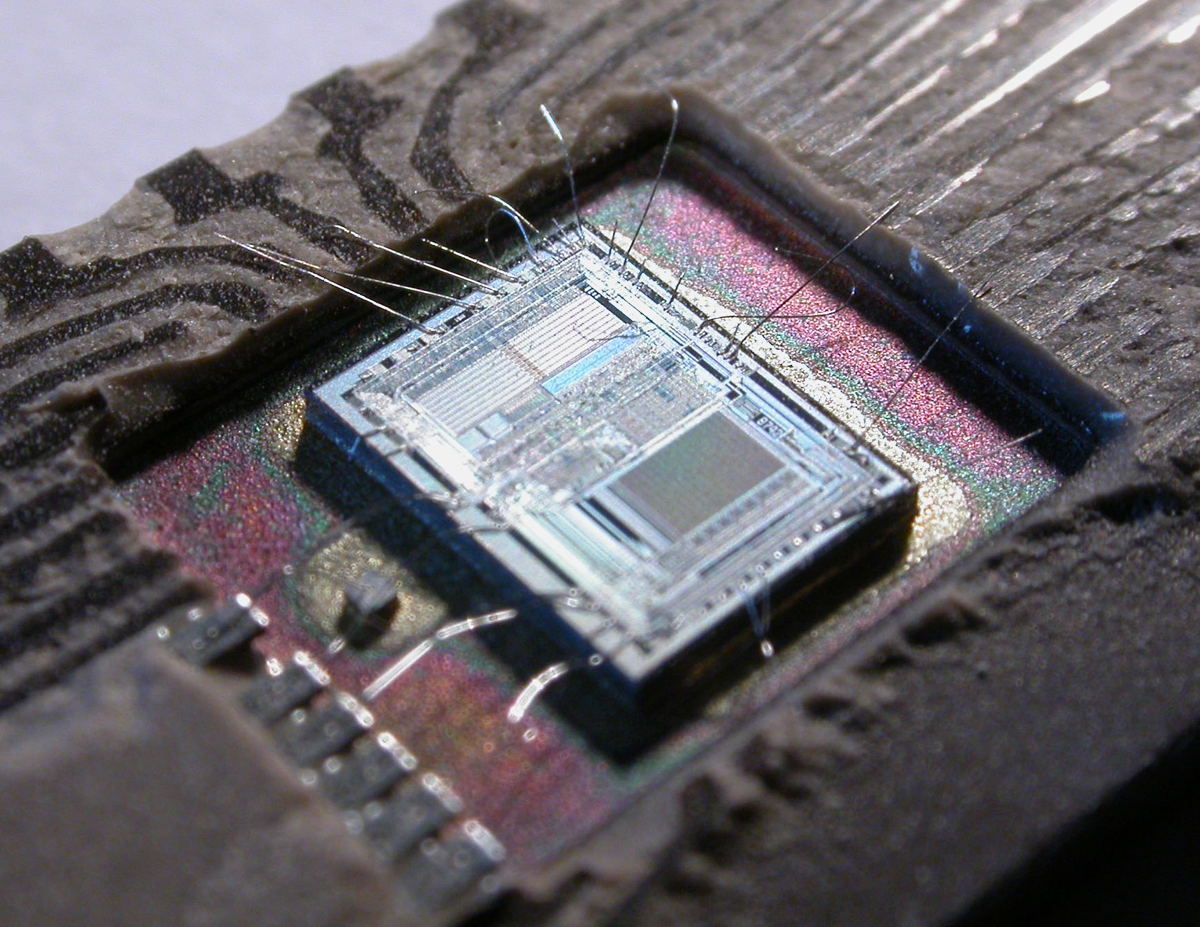 An Intel 8742 Microprocessor