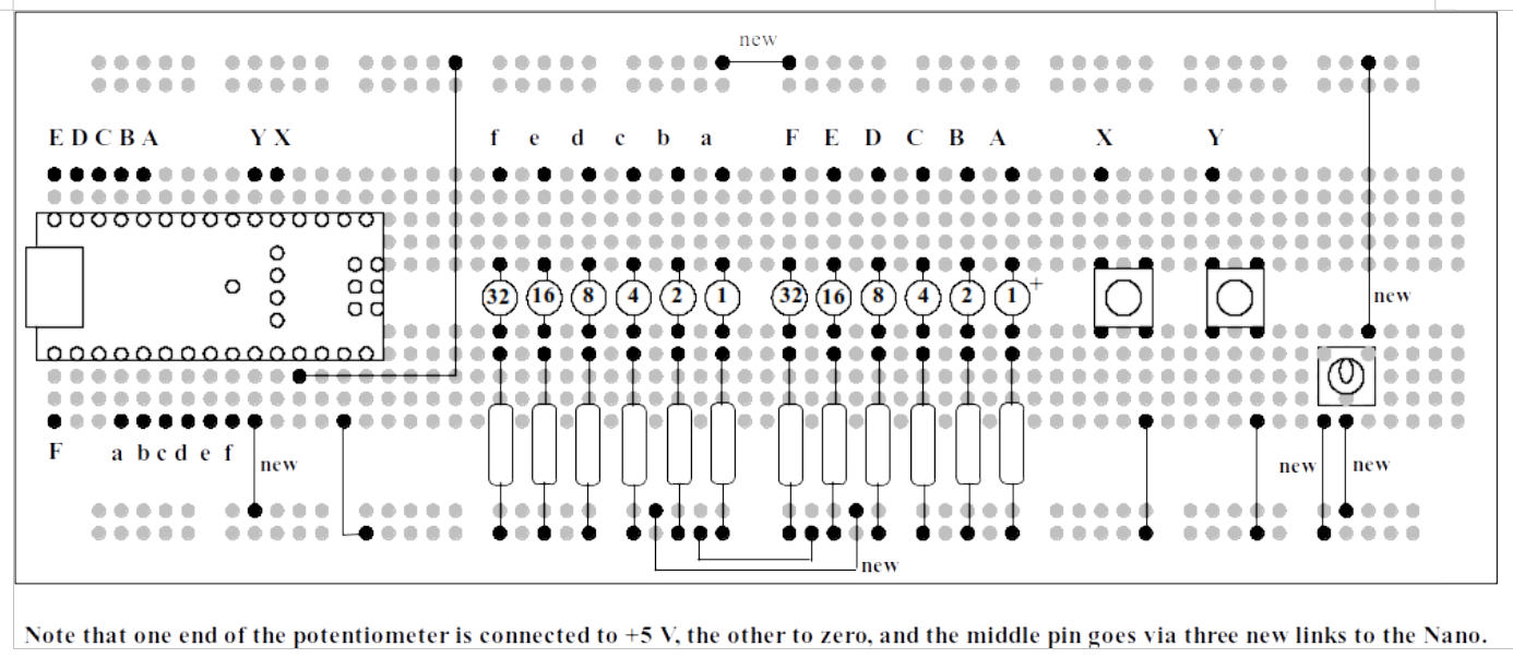 Circuit layout for Experiment 3.