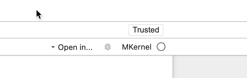 Figure 2: Matlab kernel indicator