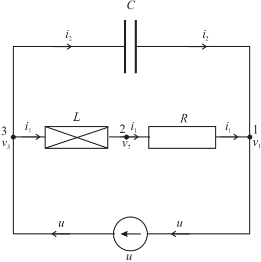 Figure 7.1 a simple circuit