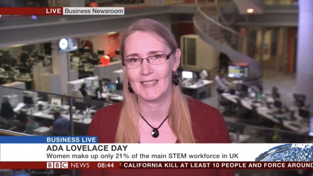 Happy Ada Lovelace Day! @FindingAda founder kicks off on @BBCNews discussing STEM identity  #womeninSTEM #ALD17 https://t.co/897hZTyJhe