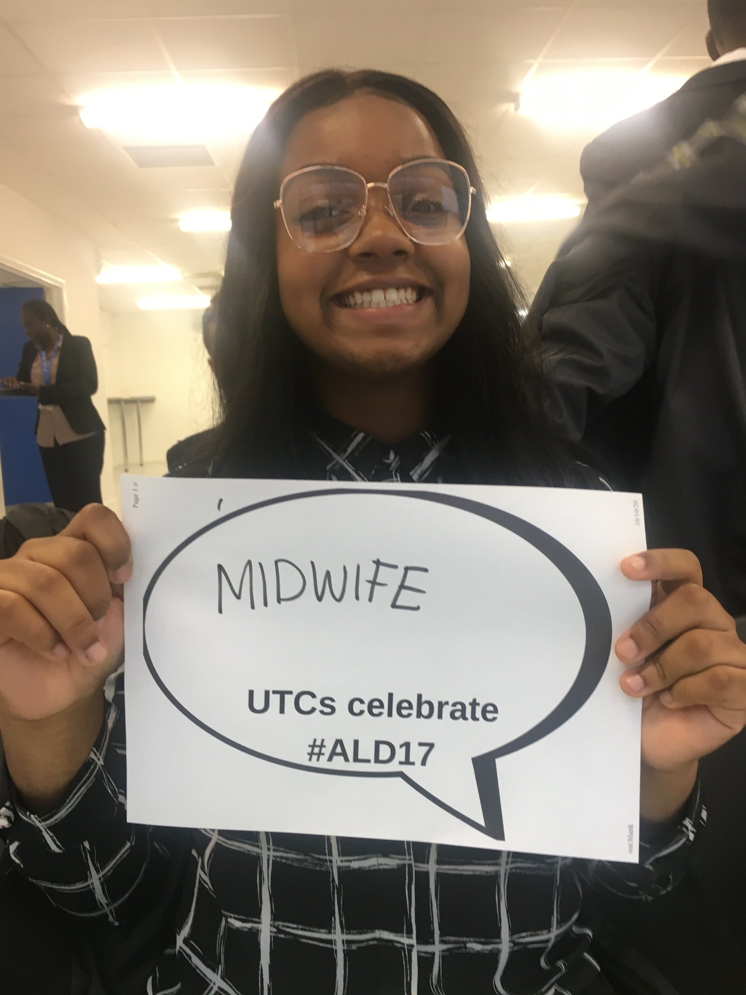 #AdaLovelaceDay #ALD17 @FindingAda Shanyle is on her journey to becoming a midwife studying GCSE Science and Level 2 engineering #ThinkUTC https://t.co/gf0OqvHdbb
