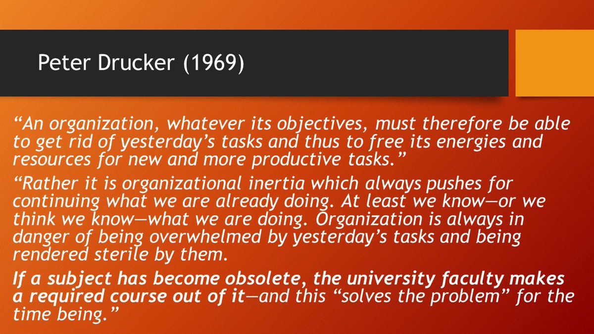 This extended quote from Peter Drucker has just missed the cut for my #HEASTEM16 keynote #toomanywords https://t.co/SLK2Q2yp6N