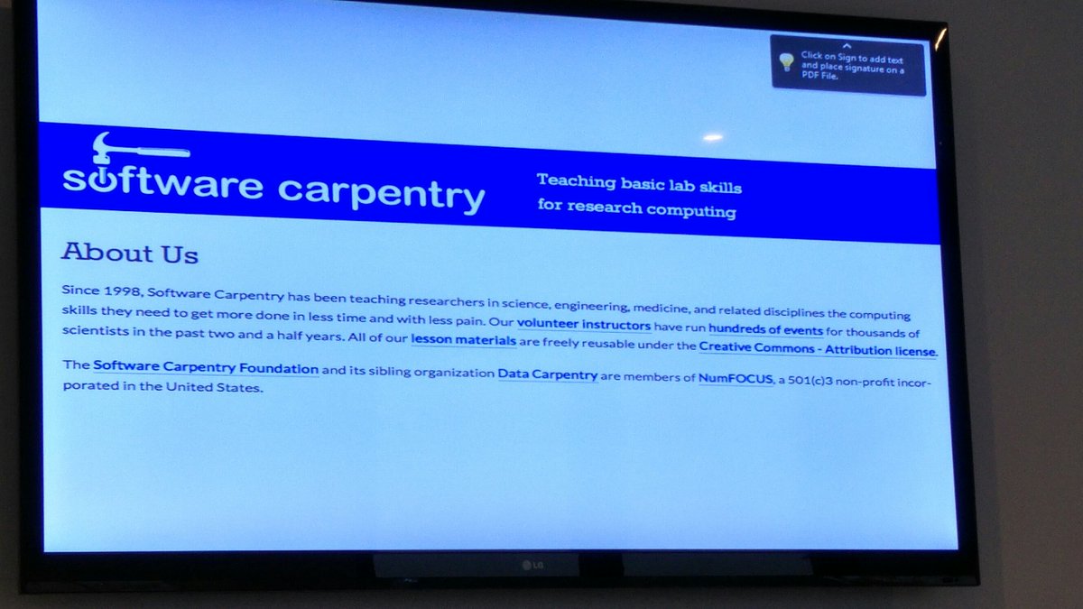 Shout out to all in #HEASTEM16 regardless of your discipline. @softwarecarpentry works #bettersoftwarebetterresearch https://t.co/Fgsun3a5ag