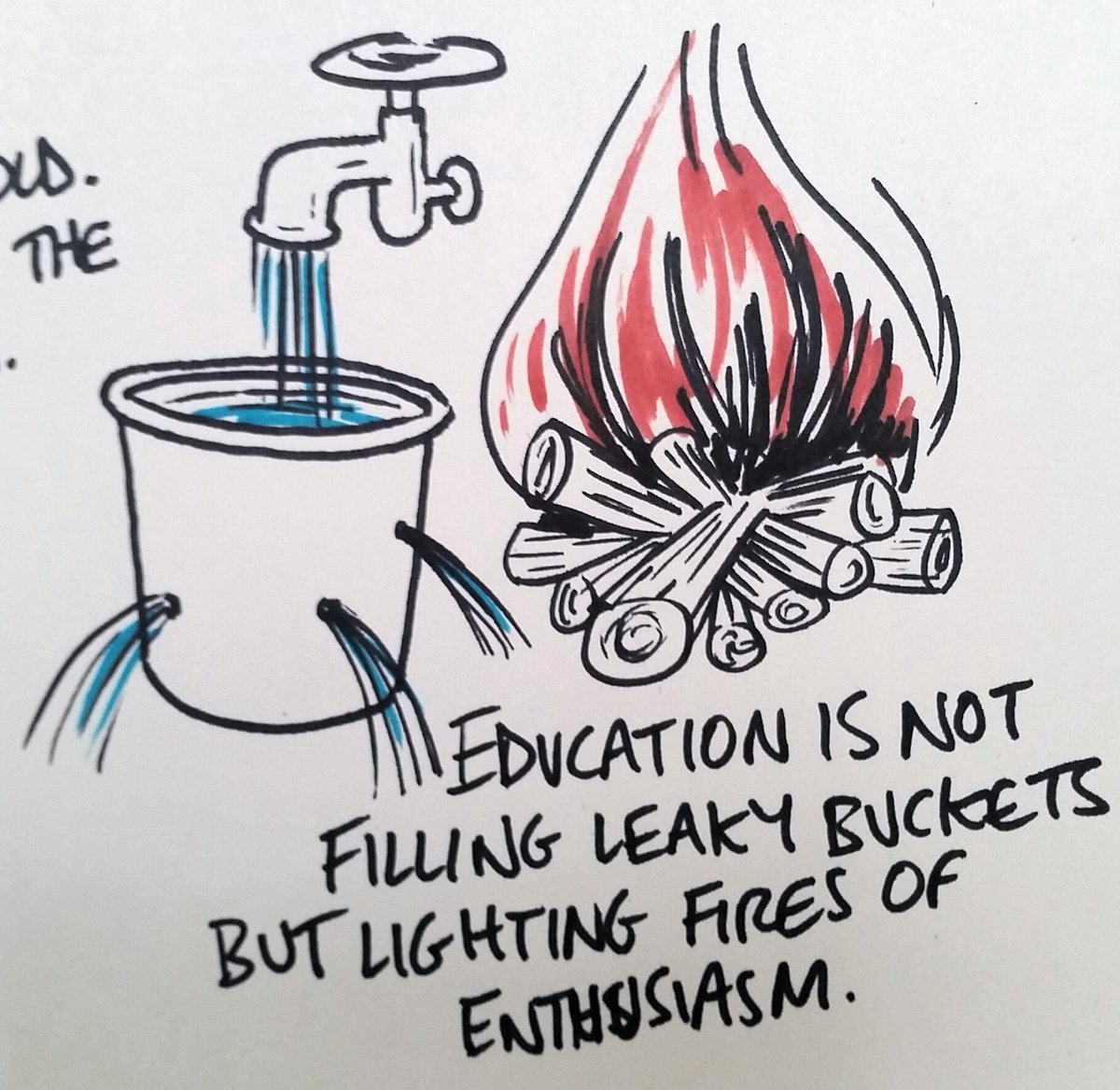 #HEASTEM16 "Education is not filling (leaky) buckets but lighting fires (of enthusiasm)" - Richard Self https://t.co/3eAg0DYYAz