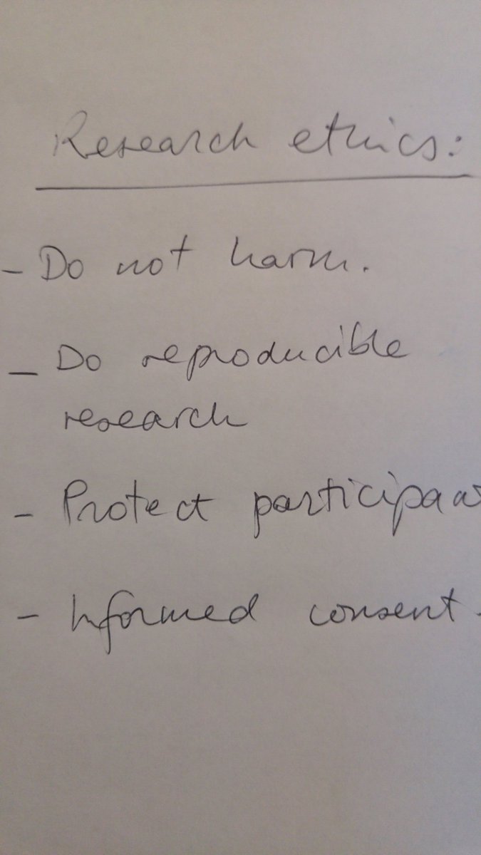 @jen_robrien forgot to hand you my 30 sec definition of research #ethics #HEASTEM16 https://t.co/AxP4n0VWol