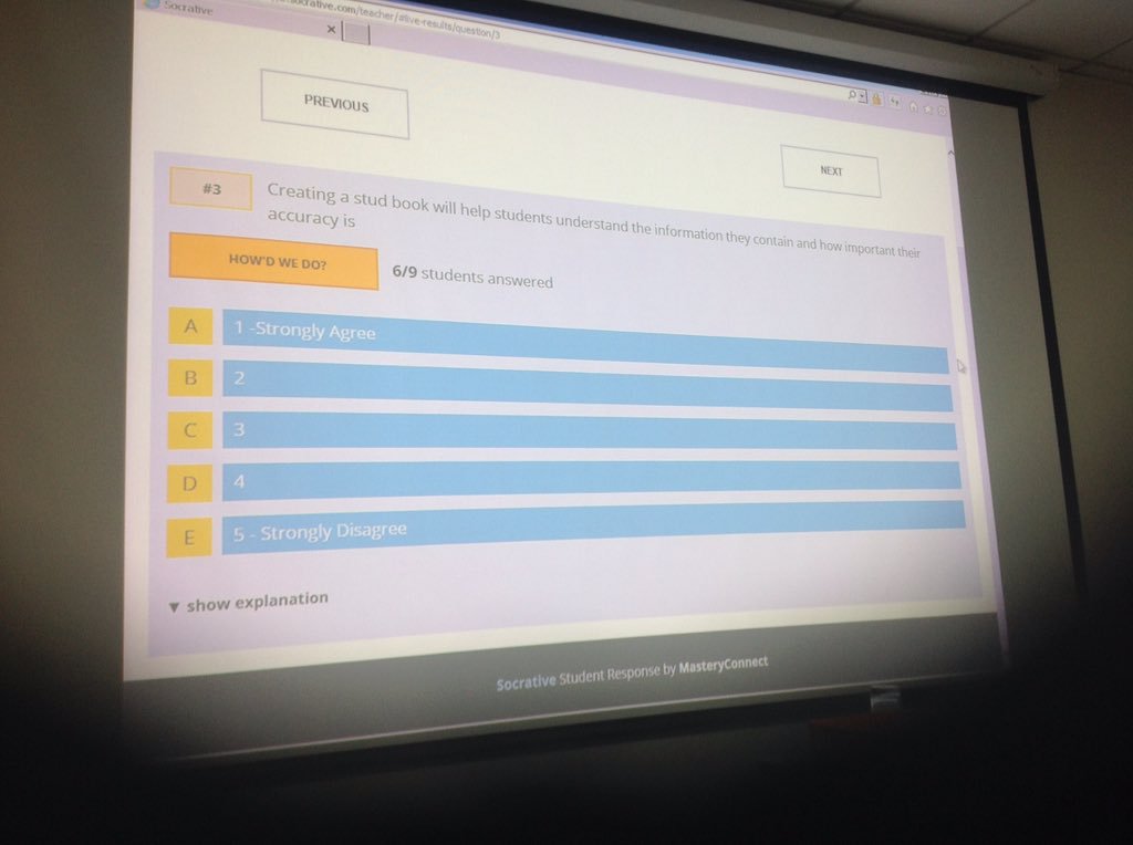 Using socrative to evaluate the parklife game for wildlife conservation #HEASTEM16 @Doc_R_ https://t.co/OzYUfXB4P4