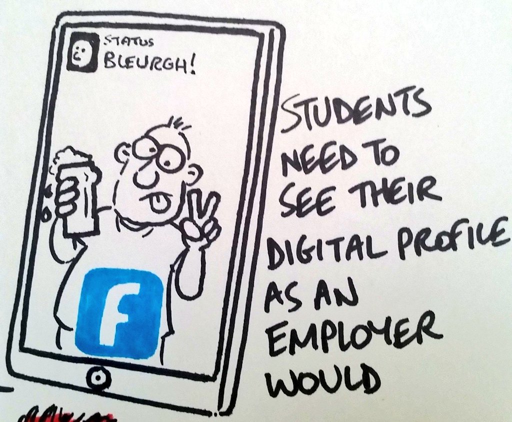#HEASTEM16 @sara_marine Students need to see their digital profile as employers would https://t.co/I40NBBxVB8