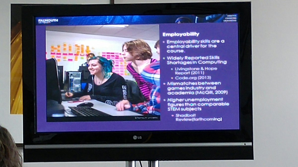 Game and Game Jams: employability 1st. Mention to @nigel_shadbolt report. CS graduates highly employable! #Heastem16 https://t.co/XrTeFYCi2V