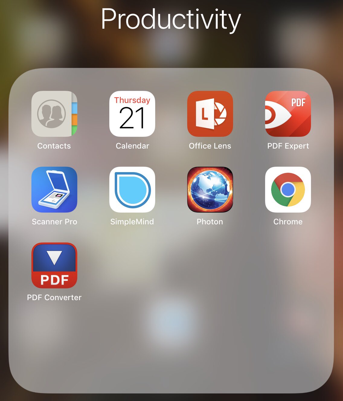 #lrnchat A5u These are my #iPad #productivity apps. Office Lens and#PDFexoert are my heavy hitters. Saw tons o use at #Devlearn capturing slides https://t.co/4zW48tWX5g