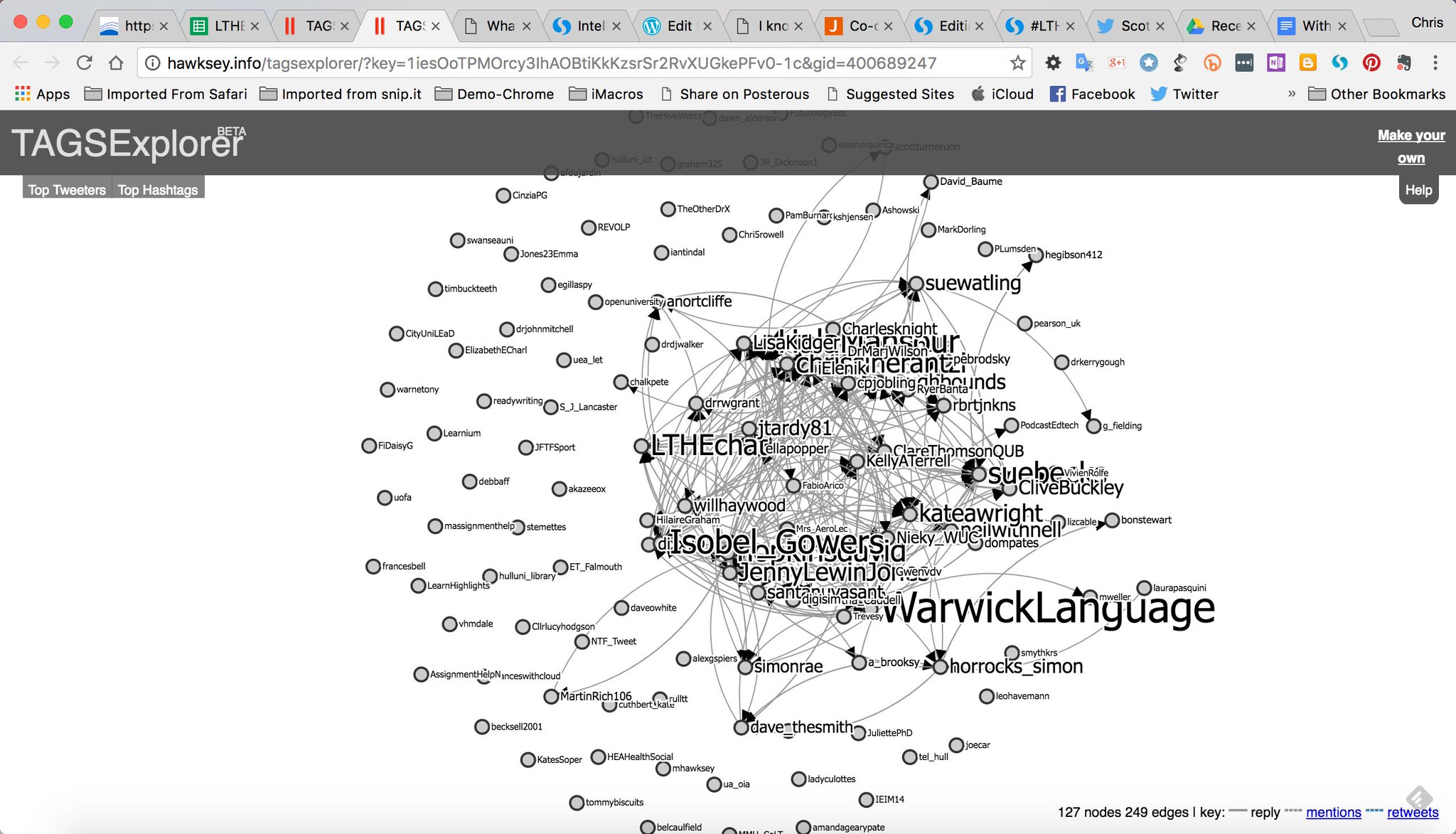 There were no new tweets to #LTHEChat 66 after 22:05. Here’s the final network visualisation: https://t.co/FToSA29LZV