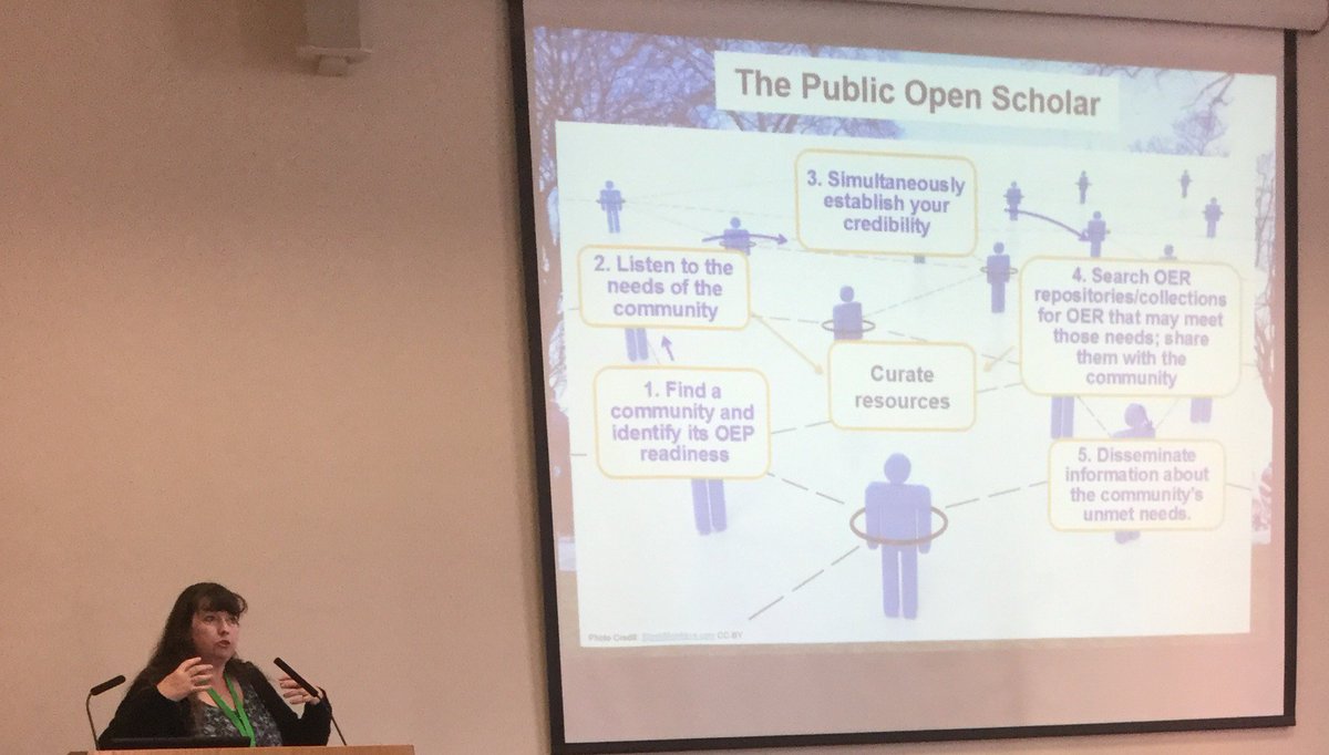 The public open scholar role @laperryman @tjcoughlan listen to the needs of the community ... #oer16 https://t.co/32A81xjaXH
