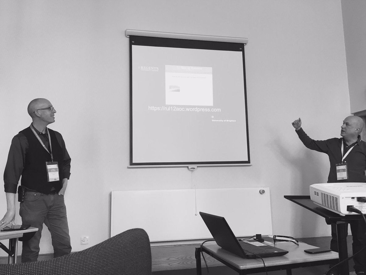 Fascinating #oer16 talk from @tmacneil and @Chri5rowell about their open online CPD course - https://t.co/H1WhaP1RD8 https://t.co/30Z7eyyfMj