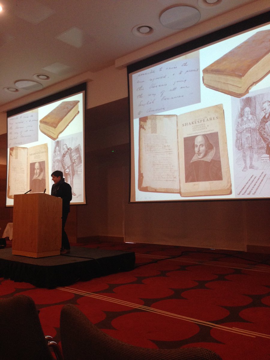 At #oer16 @OldFortunatus talking about 1st Bodleian ed Shakespeare - I love keynotes that bring new perspectives https://t.co/fOCBNYMK2C