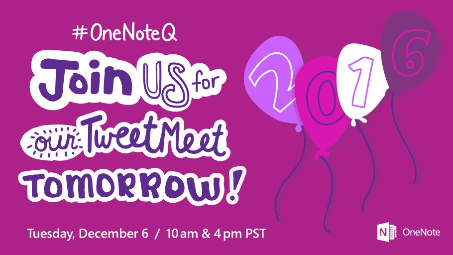 TeacherCast: RT OneNoteEDU: Join us tomorrow for the #OneNoteQ TweetMeet! We’ll discuss the best #OneNote features… https://t.co/oMWgWjyvSY