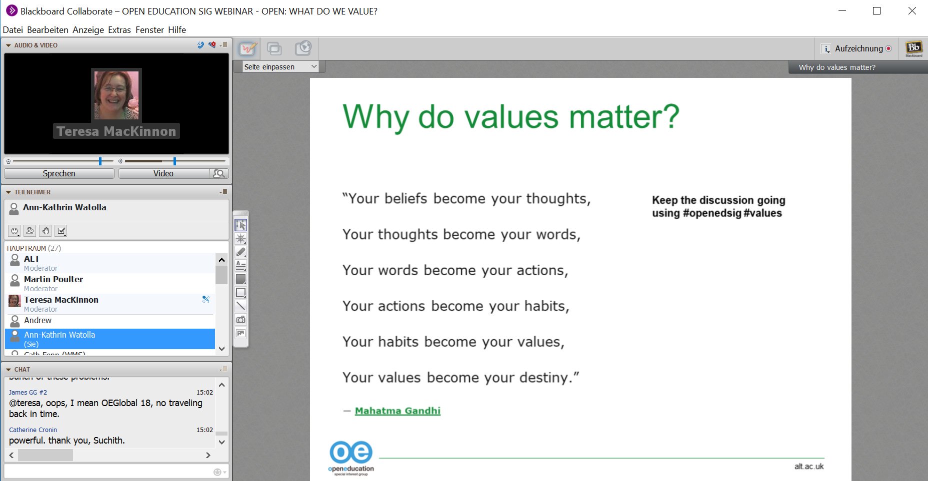 Why do values matter? #openedsig #altc https://t.co/nYmNtoQWbm
