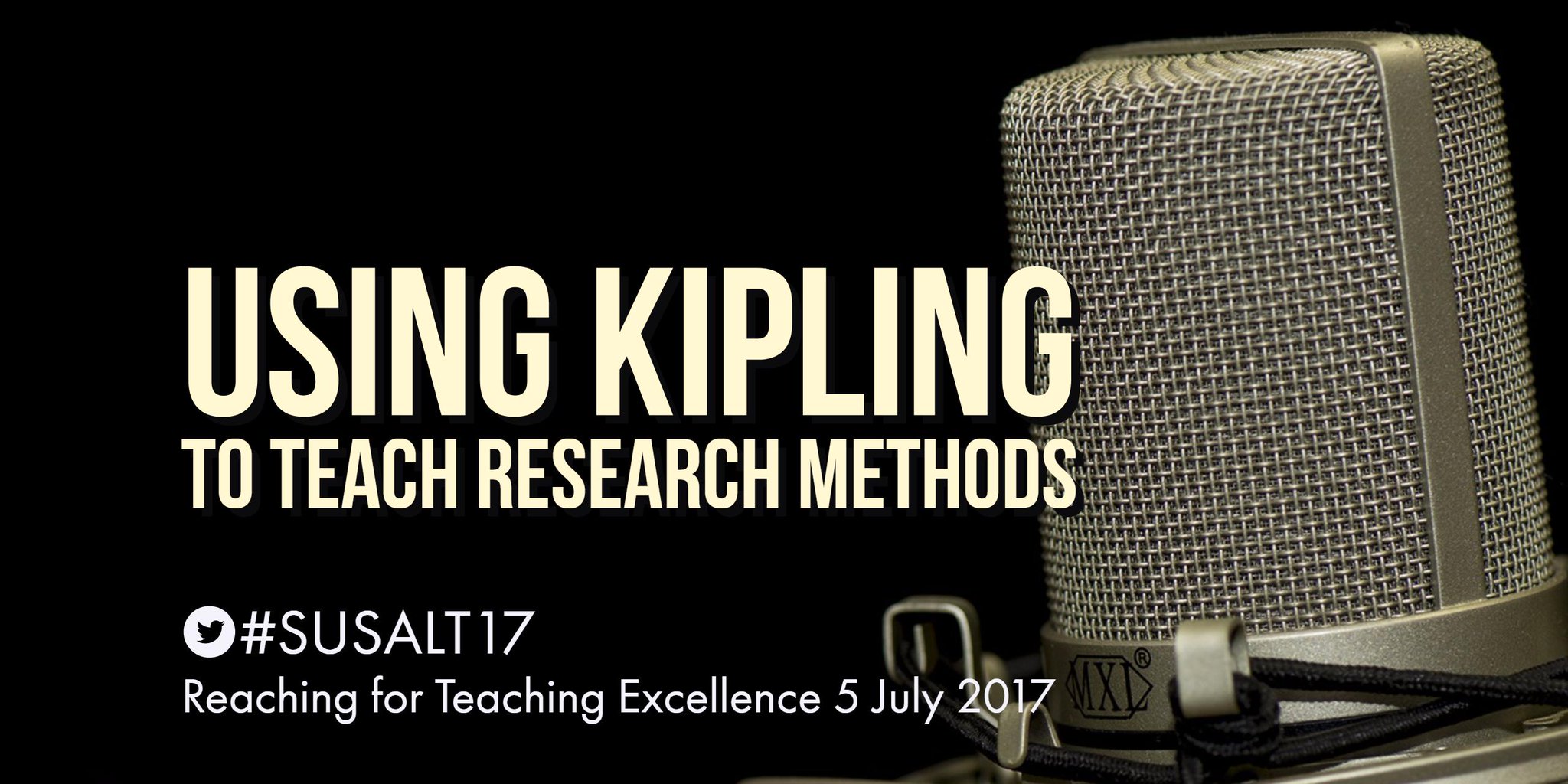 The session from @hodges_hr on Using Kipling to Teach Research Methods looks fab #susalt17 !https://t.co/LqwOL4Dzrm https://t.co/RDcOTAsMyG