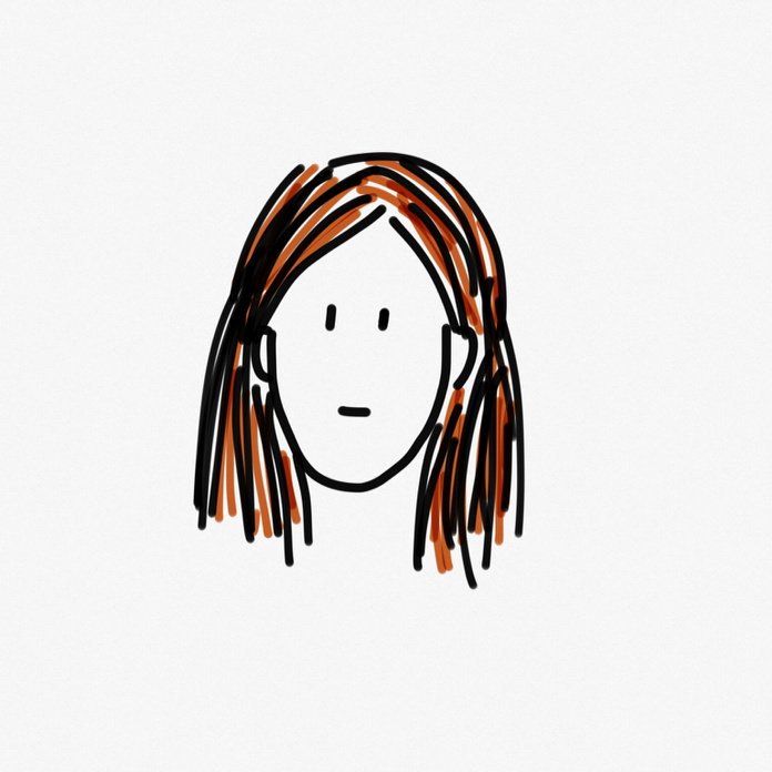 Self portrait with drawing anxiety using Sketches app for #RUL12AOC https://t.co/Y7pNLneegV