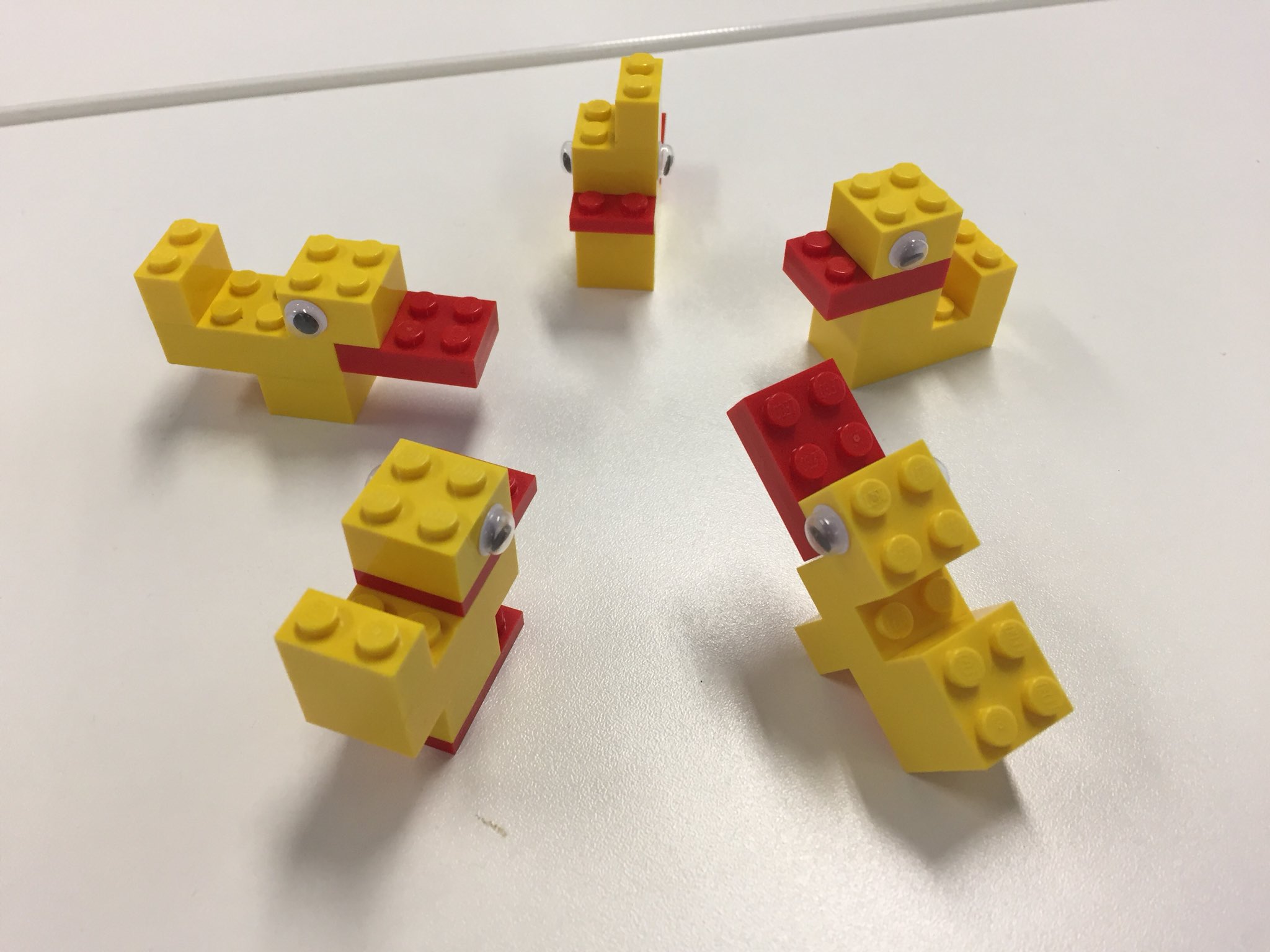 #SocMedHE17 lego ducks https://t.co/VUkuOsgAEl