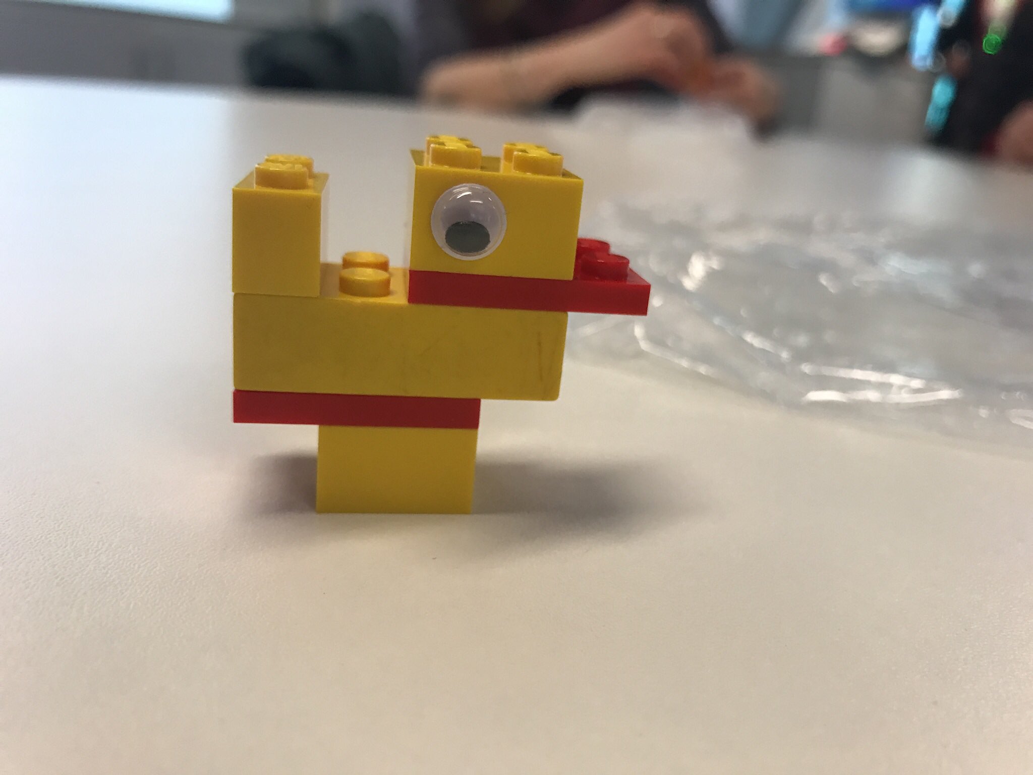 This is my @LEGO_Group duck from #SocMedHE17 ... he is now called Bob!!! https://t.co/lv1YzTPW3v