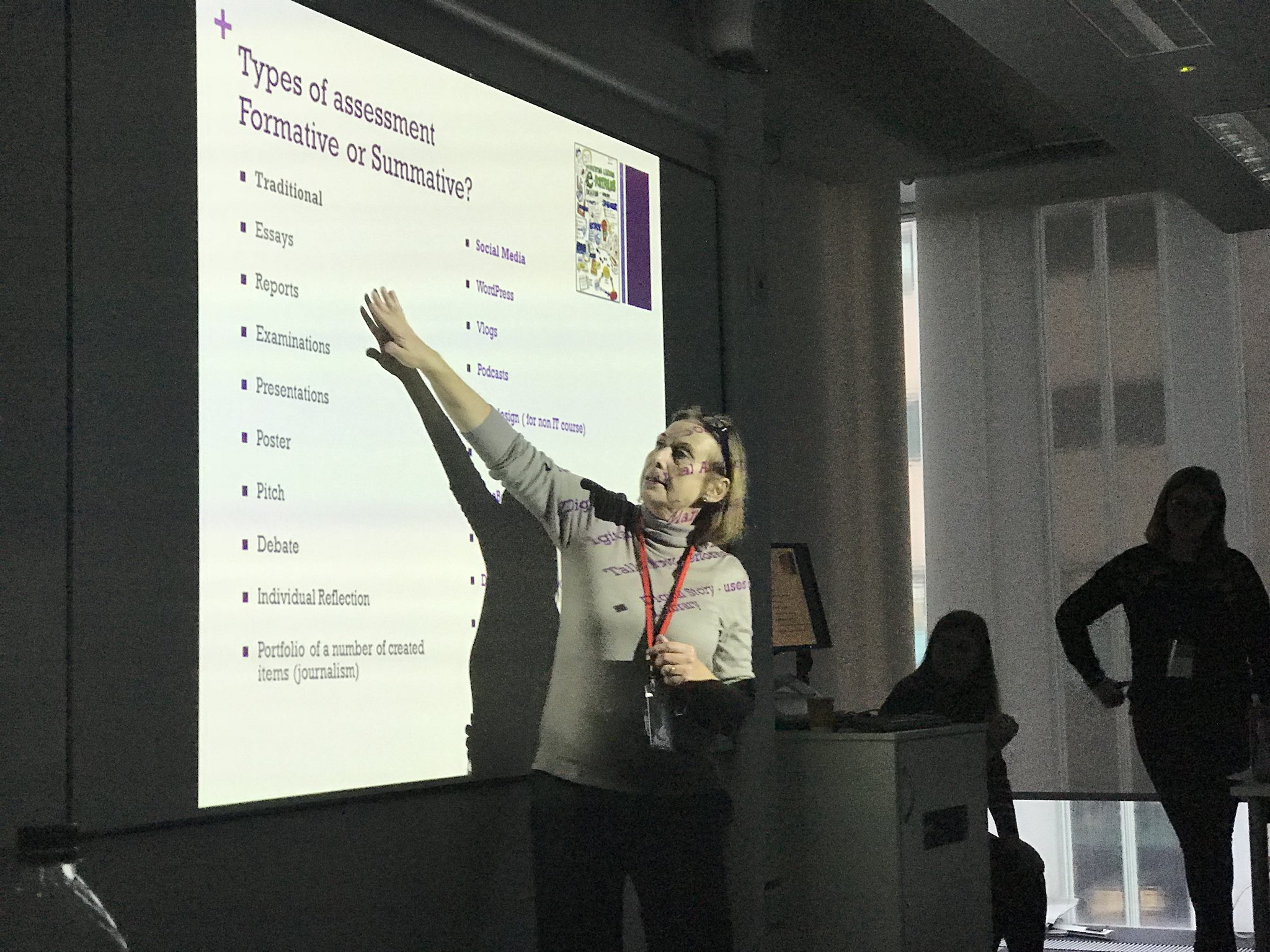 .@hilary_cunliffe talks about our reliance on traditional assessment tools #SocMedHE17 https://t.co/o81IEZy6nX