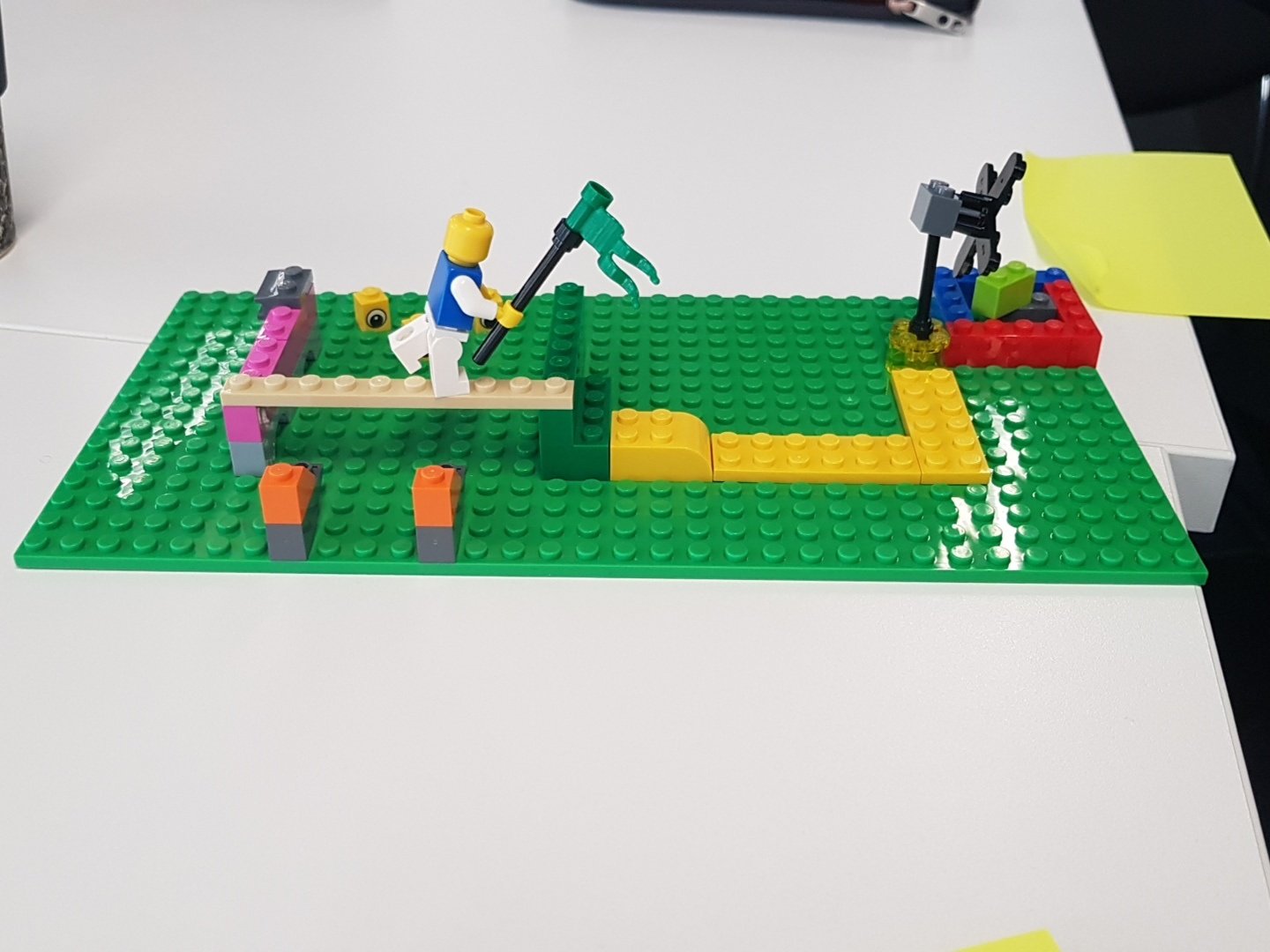 #SocMedHE17 our joint lego build about our professional identity @Andy_Tattersall https://t.co/RDt3olziLh