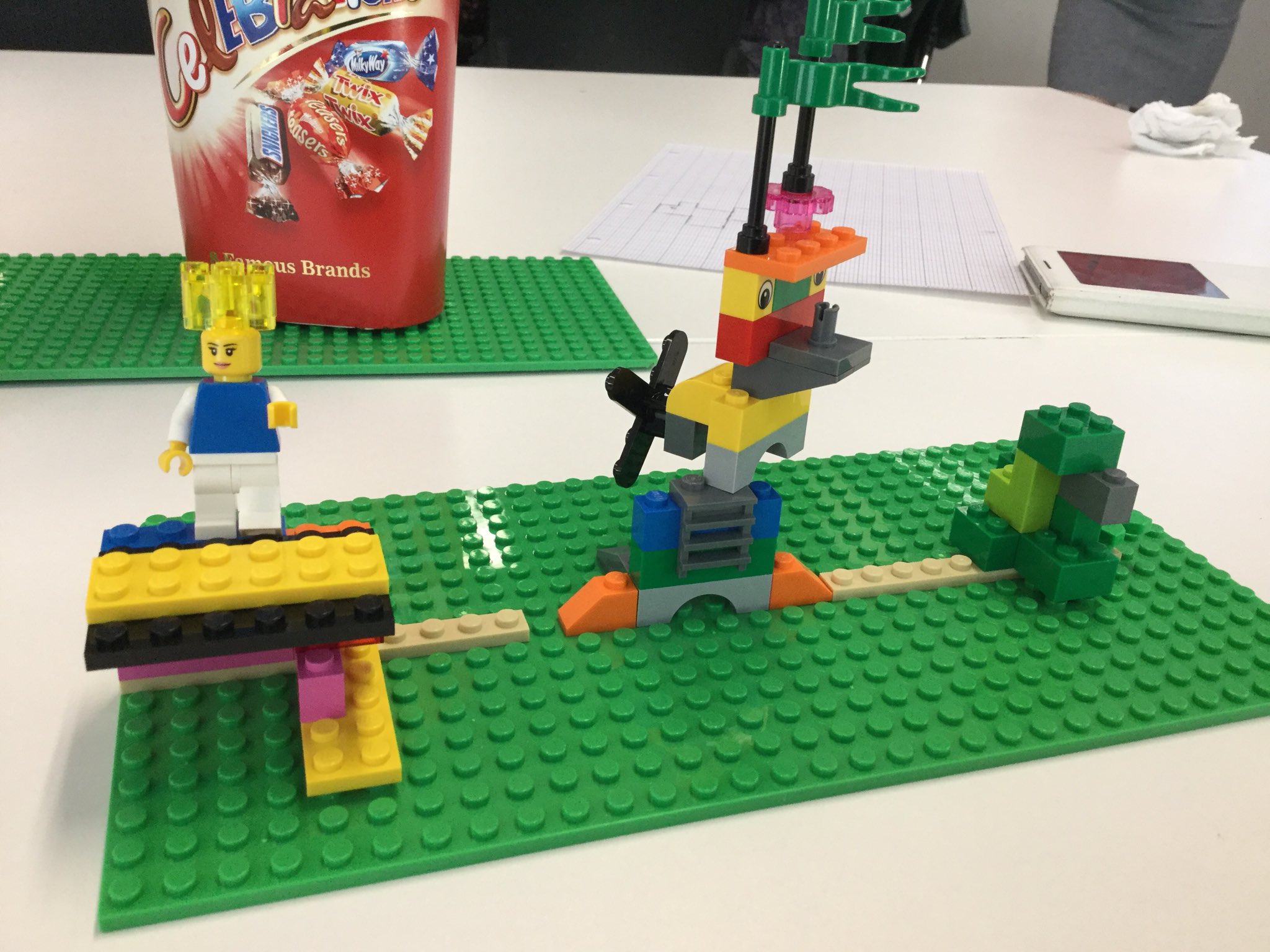 Creating the Careers online persona in a self explanatory  lego model #SocMedHE17 https://t.co/omkDtSR8Sm
