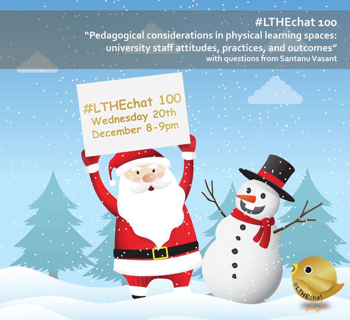 Sorry to hashtag hijack, but if the Tweeps of @SocMedHE #SocMedHE17 want to join the #100th @LTHEchat with me on #learningspaces, then make a date for 8 tomorrow #LTHEchat ! pls RT, like, tell a colleague back in the office ! 😀 https://t.co/iUJf4liUp0