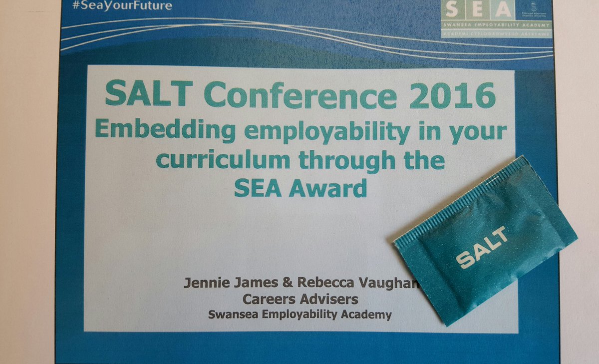 @SwanseaUniSEA @susaltteam all set for the #SUSALT16 conference https://t.co/aSe4KNFVHk