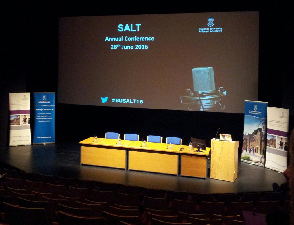 I do love me a good conference in the mornin' @TaliesinSwansea @swanscience @SwanseaUni @SwanseaUnion #SUSALT16 https://t.co/iTvcXgVdP8