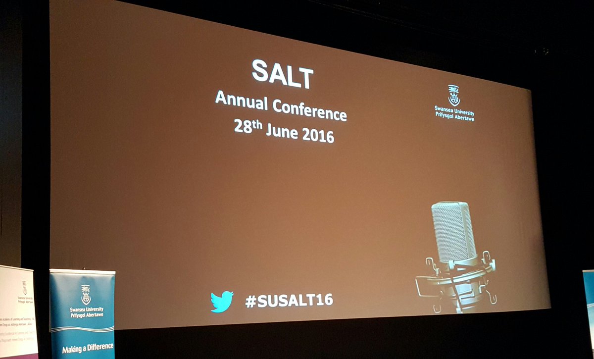 Ready for the #susalt16 conference! Exciting day of learning ahead! @SwanseaUniSEA @susaltteam https://t.co/lLCNOAK4vi